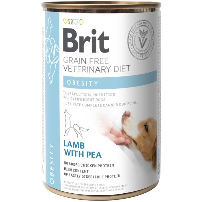 Консервы для собак Brit GF VetDiets Dog Obesity 400 г (8595602536115)