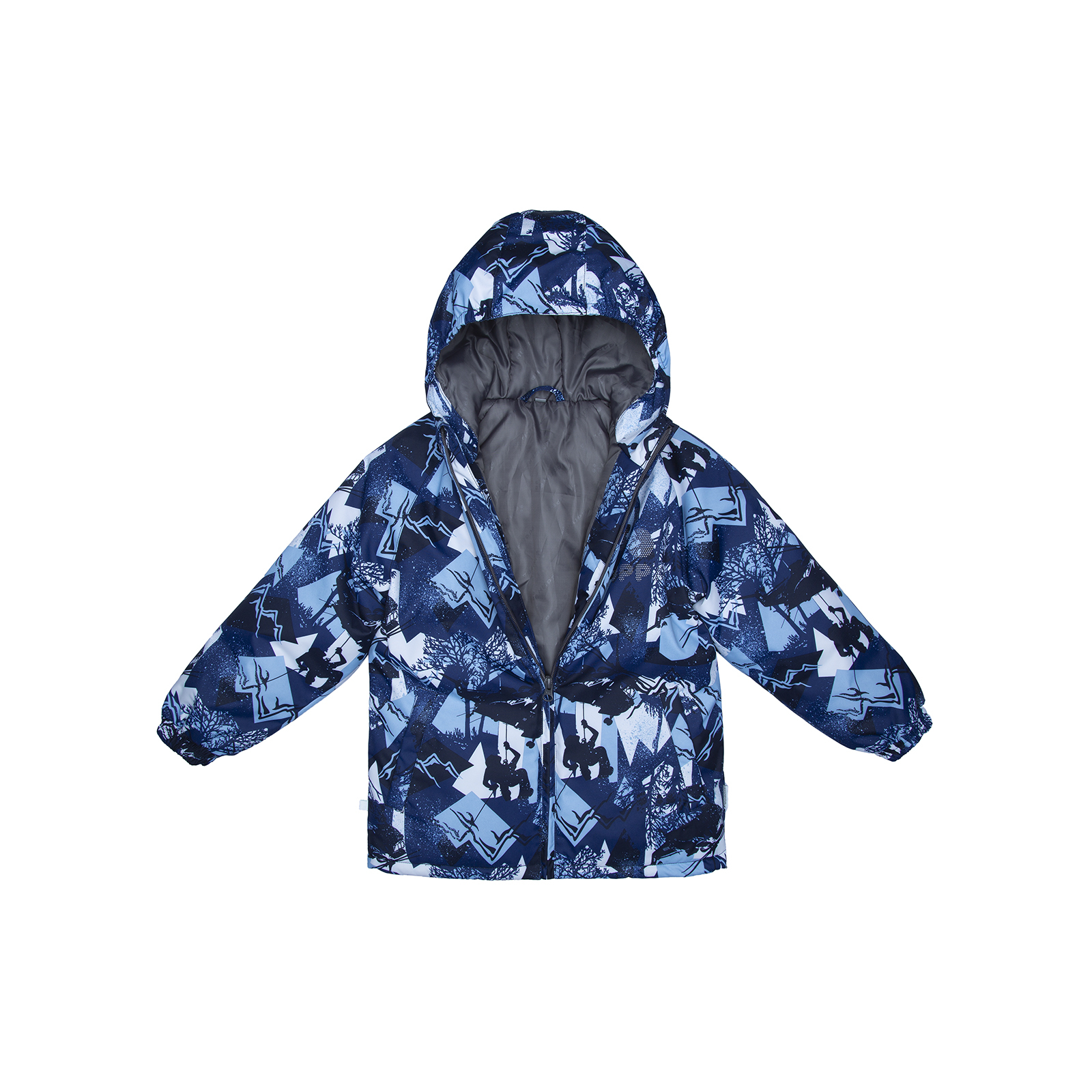 Куртка Huppa CLASSY -117710030 тёмно-синий с принтом 110 (4741468942803) изображение 3