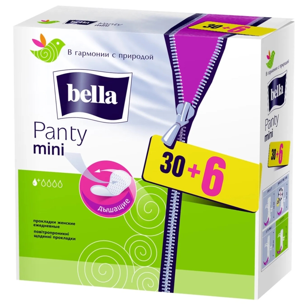 Ежедневные прокладки Bella Panty Mini 30+6 шт. (5900516311964)