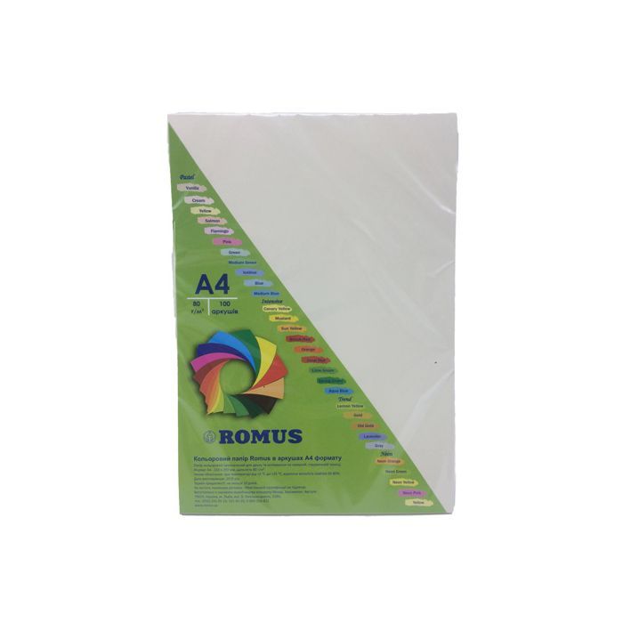 Бумага Romus A4 80 г/м2 100sh Ivory (R51420)