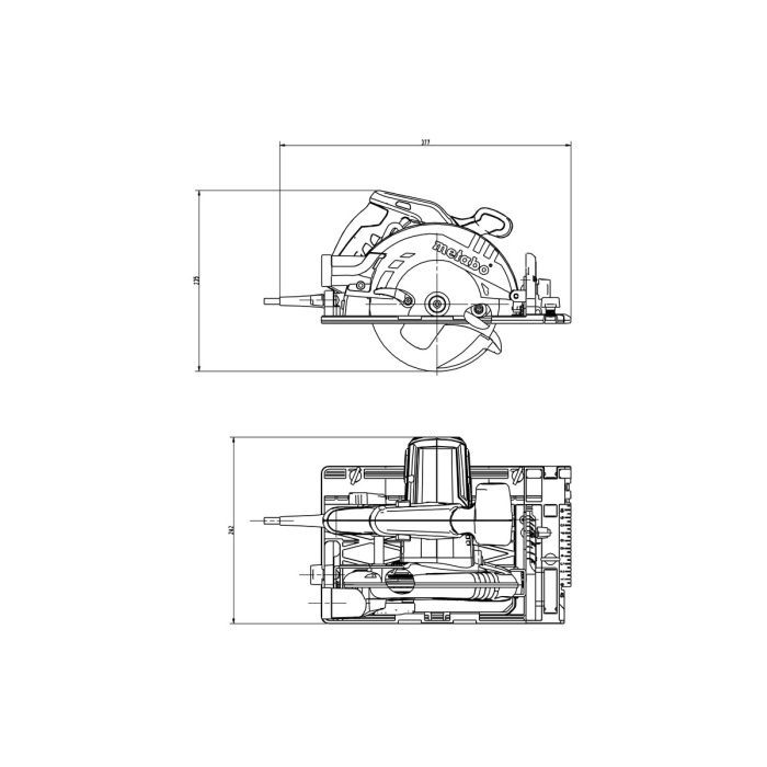 Дисковая пила Metabo циркулярная KS 55 FS (600955000) изображение 3