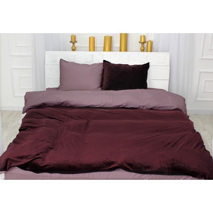 Постільна білизна MirSon Велюр Winter Delicate 28-0062 Echinacea Полуторний (2200004034409) зображення 3