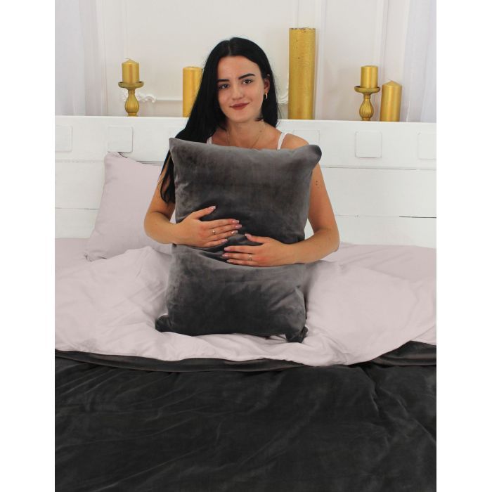 Постільна білизна MirSon Велюр Winter Terry 28-0033 Pulmonaria Євро (2200004021669) зображення 4