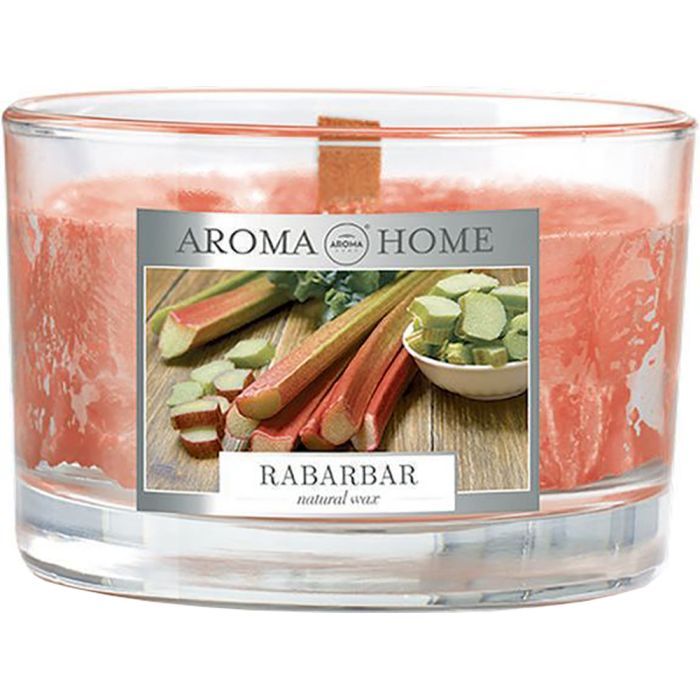 Ароматична свічка Aroma Home Unique Fragrances Rabarbar 115 г (5902846836674)