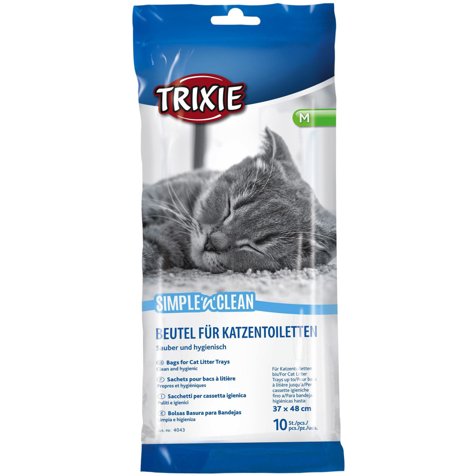 Пакеты для кошачьего туалета Trixie Simple'n'Clean 59х46 см 10 шт (4011905040448)