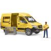Спецтехника Bruder автомобиль MB Sprinter курьер DHL с фигуркой (02671) изображение 3