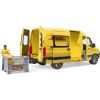 Спецтехника Bruder автомобиль MB Sprinter курьер DHL с фигуркой (02671) изображение 4
