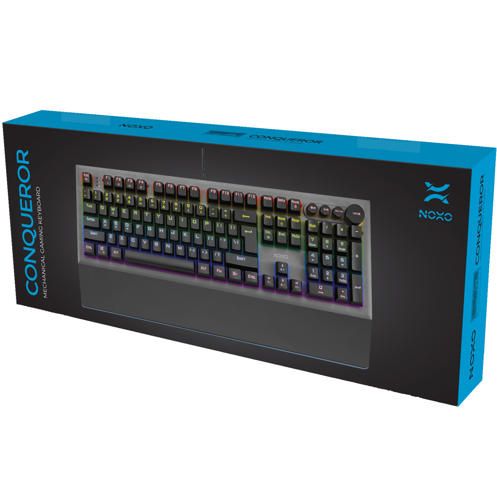 Клавіатура Noxo Conqueror Mechanical Blue Switches RU (4770070882023) зображення 7