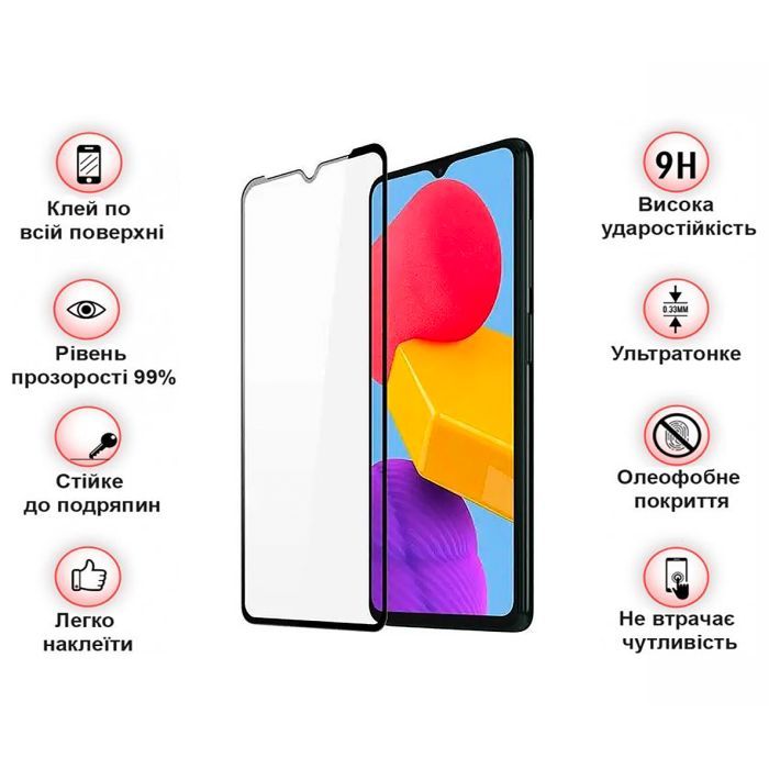 Скло захисне BeCover Samsung Galaxy M13 SM-M135 Black (708150) зображення 3