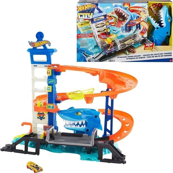 Автотрек Hot Wheels Втеча від лютої акули (HDP06) зображення 2