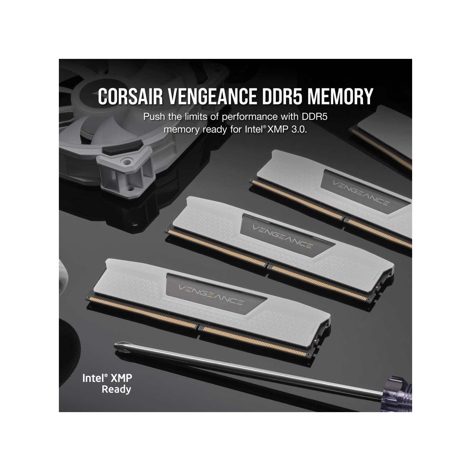 Модуль памяти для компьютера DDR5 32GB (2x16GB) 5200 MHzVengeance White Corsair (CMK32GX5M2B5200C40W) изображение 5