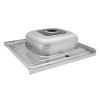 Мойка кухонная Kroner Dekor-6060R 06160 (CV022813) изображение 5