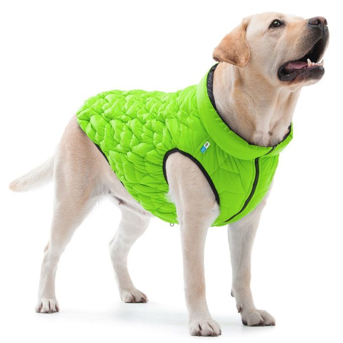 Курточка для тварин Collar AiryVest UNI двостороння L 55 салатово-чорна (2570) зображення 3