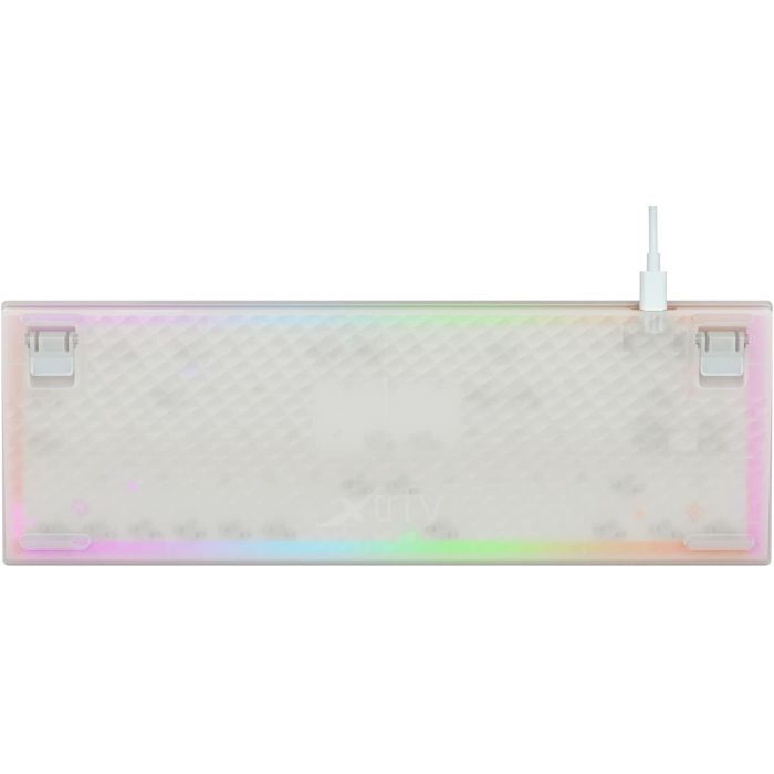 Клавиатура Xtrfy K5 68 keys Kailh Red Hot-swap RGB UA White (K5-RGB-CPT-TPWHITE-R-UKR) изображение 10