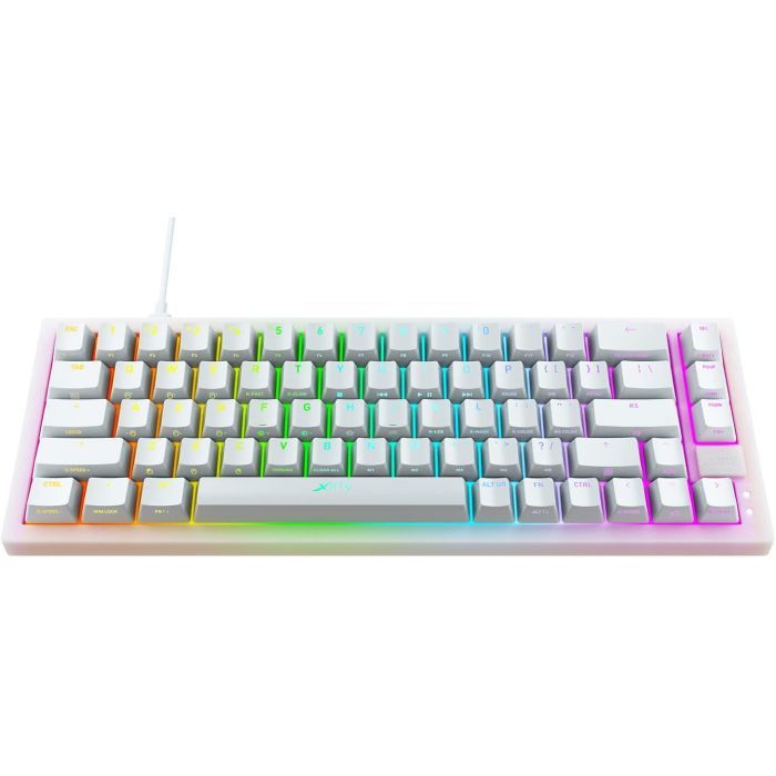 Клавиатура Xtrfy K5 68 keys Kailh Red Hot-swap RGB UA White (K5-RGB-CPT-TPWHITE-R-UKR) изображение 6