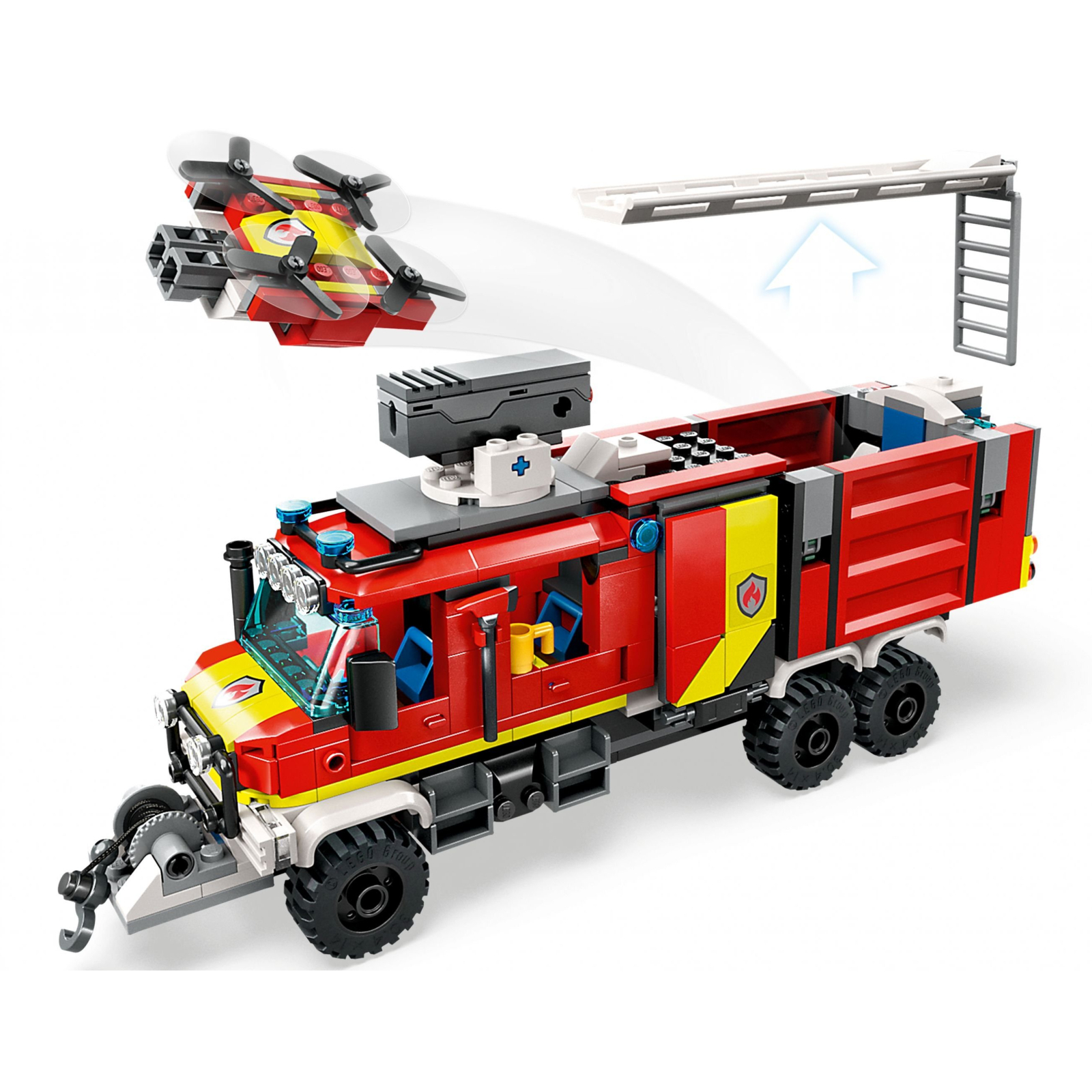 Конструктор LEGO City Пожарная машина 502 детали (60374) изображение 6