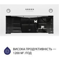 Вытяжка кухонная Minola HBI 5827 WH 1200 LED изображение 3