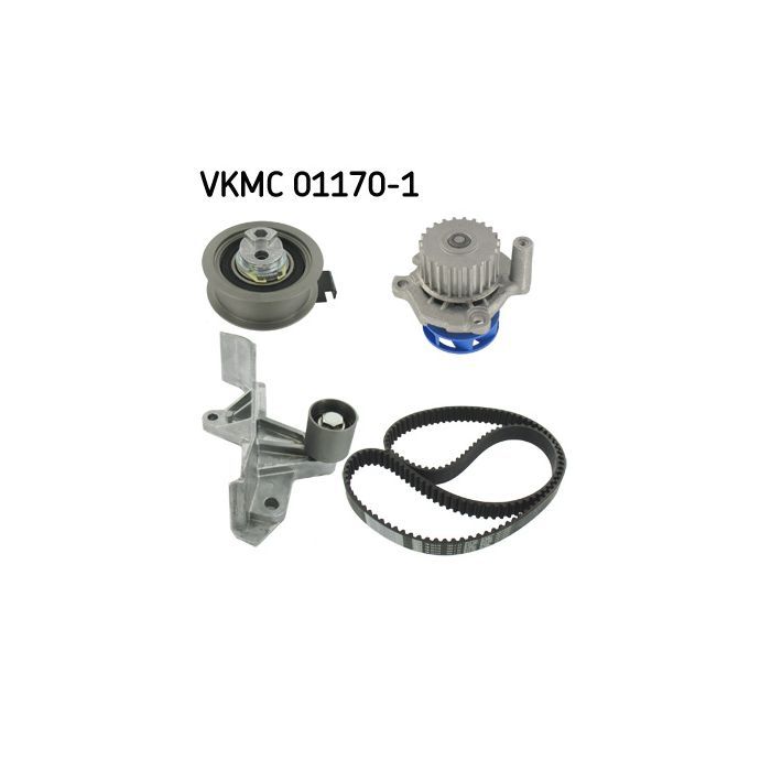 Комплект ременя ГРМ з помпой SKF VKMC 01170-1