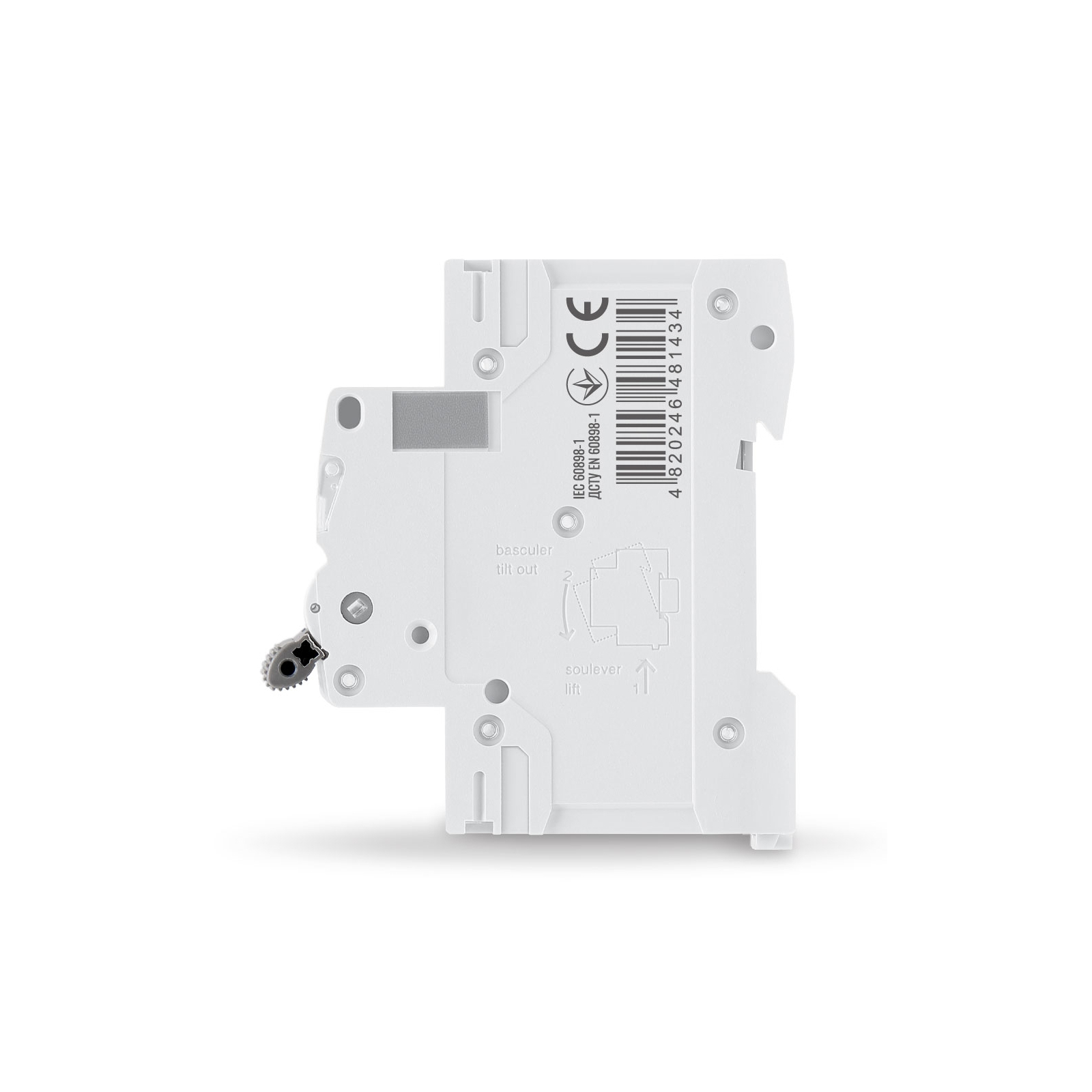 Автоматичний вимикач Videx RS6 RESIST 1п 50А 6кА С (VF-RS6-AV1C50) зображення 3