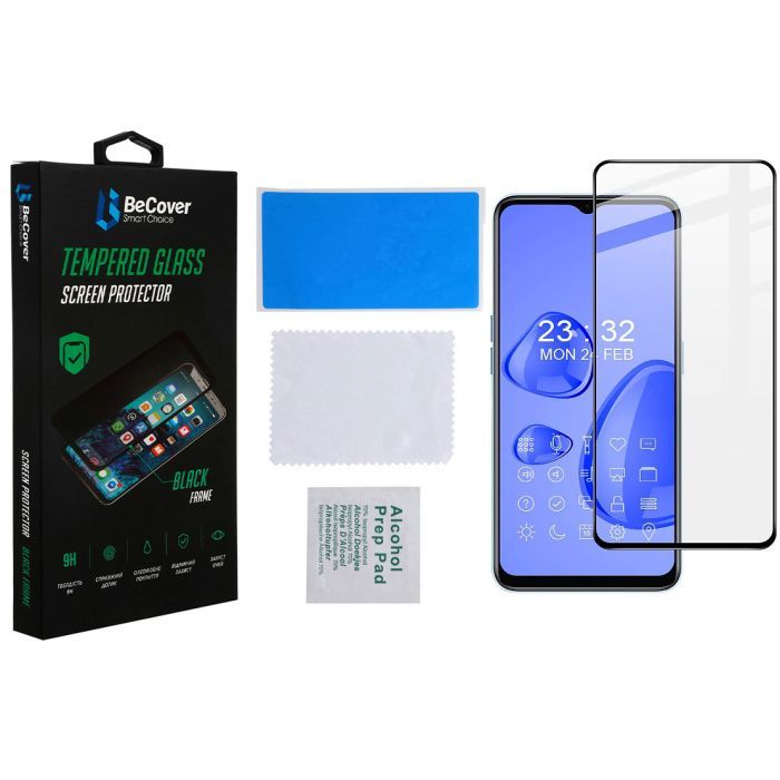 Стекло защитное BeCover Realme 10 Black (708570) изображение 3