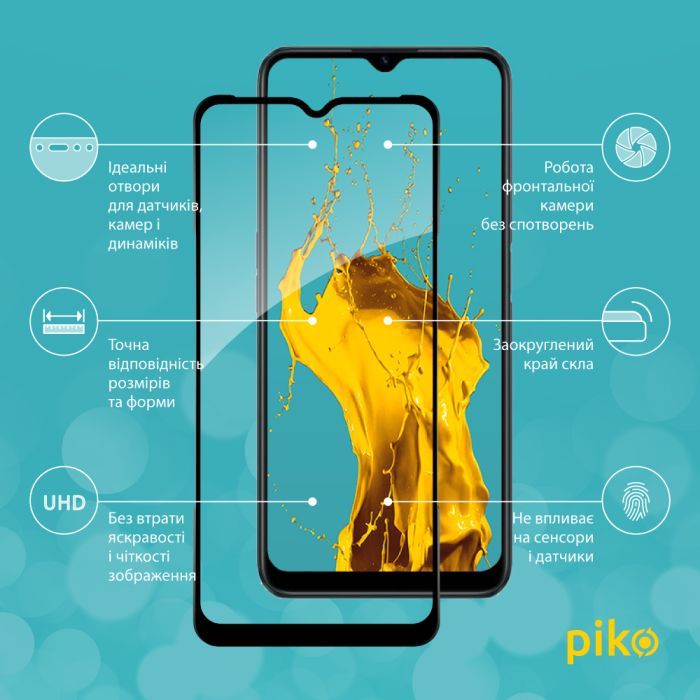 Стекло защитное Piko Full Glue RealMe C31 (1283126540769) изображение 2