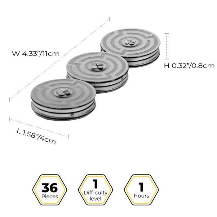 Конструктор Metal Time коллекционная модель OLRI (MT049) изображение 2
