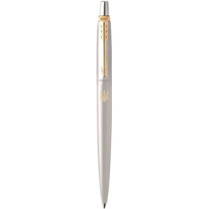 Ручка кулькова Parker JOTTER 17 UKRAINE SS GT BP Тризуб золотий (16032_T001g)