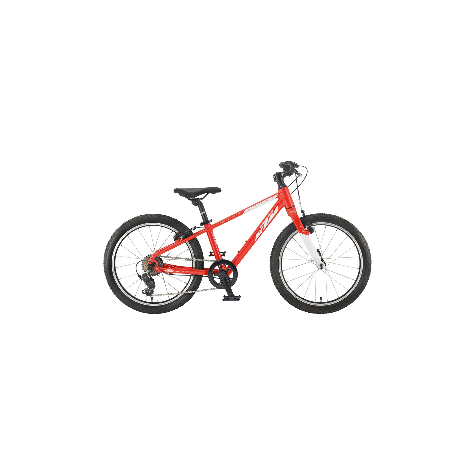 Детский велосипед KTM WILD CROSS 20" рама 30.5 2022 Помаранчевий / Білий (21244100)