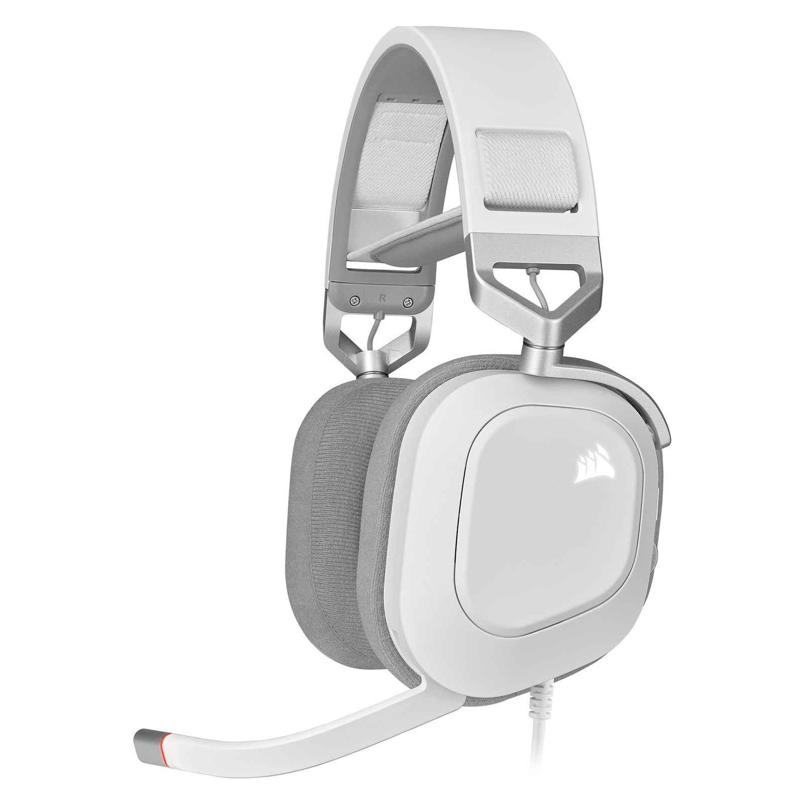 Наушники Corsair HS80 RGB USB Headset White (CA-9011238-EU)