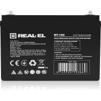 Батарея до ДБЖ REAL-EL RT-100, 12V-100Ah (RT-100) зображення 3
