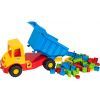 Спецтехніка Tigres "Multi truck" вантажівка з конструктором жовтий (39221) зображення 2