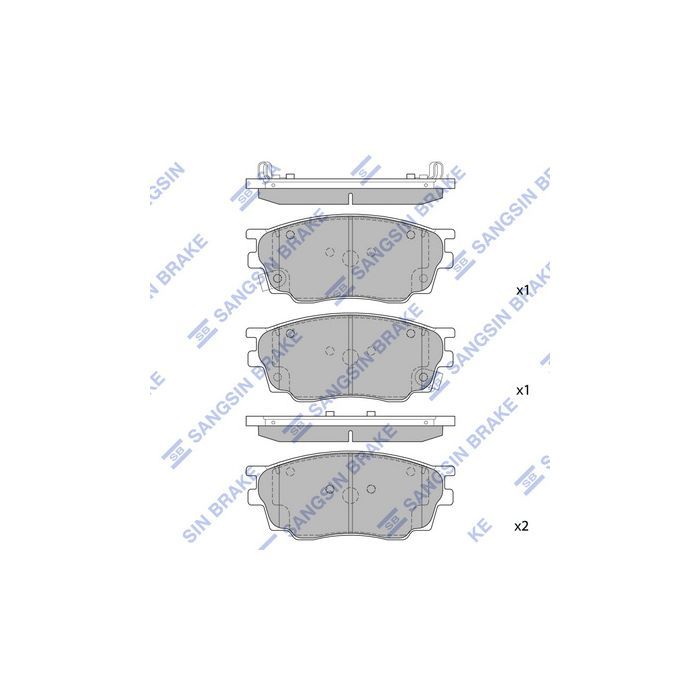 Гальмівні колодки HI-Q SP2027