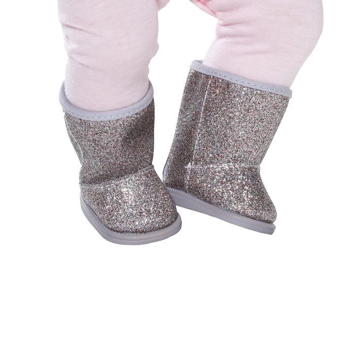 Аксессуар к кукле Zapf Обувь для куклы Baby Born - Серебристые сапожки (824573-1) изображение 3