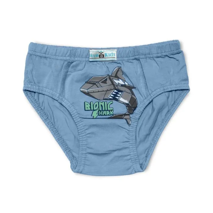 Трусы детские BiyoKids с акулой (2527-140B-darkblue)