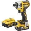 Шуруповерт DeWALT 18V XR Li-Ion, 2x5Ah, бесщеточный, 205 Нм, 3250 об/мин, кейс (DCF887P2) изображение 2
