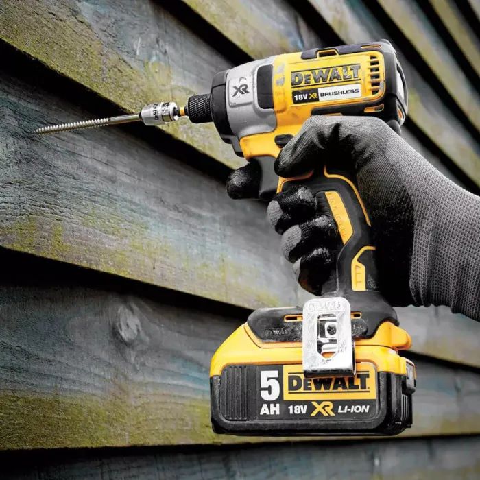 Шуруповерт DeWALT 18V XR Li-Ion, 2x5Ah, бесщеточный, 205 Нм, 3250 об/мин, кейс (DCF887P2) изображение 4