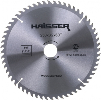 Photos - Cutting Disc Haisser Диск пильний  по дереву - 250х32 60 зуб.  16475 (16475)