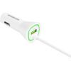 Зарядное устройство Modecom 1xUSB 2.4A + cable Lightning Royal KULL-03 white (ZT-MC-KULL-03)