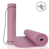 Коврик для йоги PowerPlay 4010 PVC Yoga Mat 173 x 61 x 0.6 см Рожевий (PP_4010_Rose_(173*0,6))