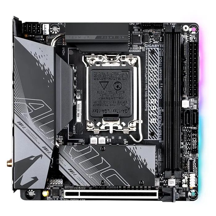 Материнская плата GIGABYTE B760I AORUS PRO