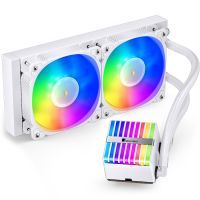 Система жидкостного охлаждения JONSBO HXW-240 ARGB White изображение 3