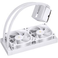 Система жидкостного охлаждения JONSBO HXW-240 ARGB White изображение 8