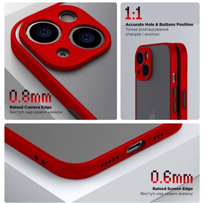 Чехол для мобильного телефона Armorstandart Frosted Matte Xiaomi Redmi 12 4G Blue (ARM68551) изображение 3