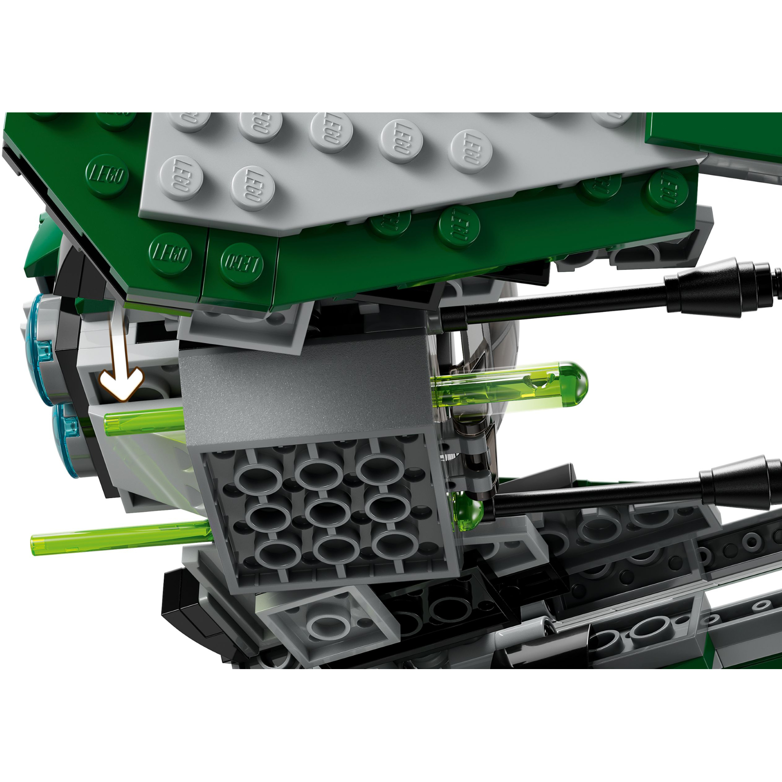 Конструктор LEGO Star Wars Джедайский истребитель Йоды 253 детали (75360) изображение 5