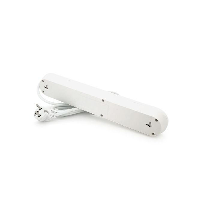 Сетевой фильтр питания Voltronic F05U, 5роз EU, 3*USB White (F05U-White) изображение 3