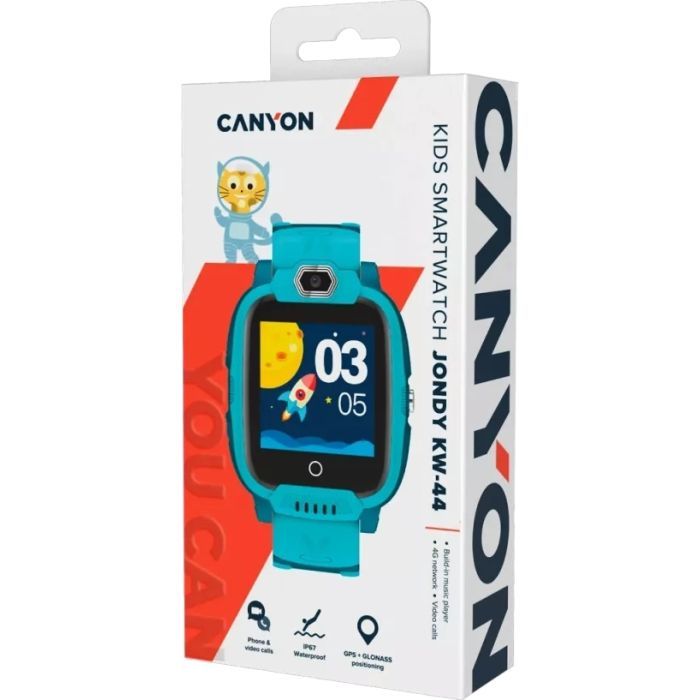 Смарт-годинник Canyon CNE-KW44PP Jondy KW-44, Kids smartwatch Pink (CNE-KW44PP) зображення 4