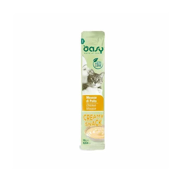 Лакомство для котов OASY Сreamy Курица 60 г (8054329510704) изображение 2