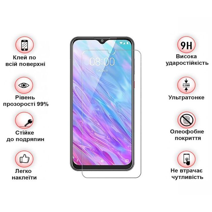 Скло захисне BeCover ZTE Blade L220 3D Crystal Clear Glass (709759) зображення 4