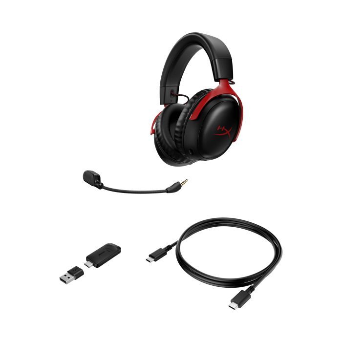 Наушники HyperX Cloud III Wireless Black-Red (77Z46AA) изображение 7