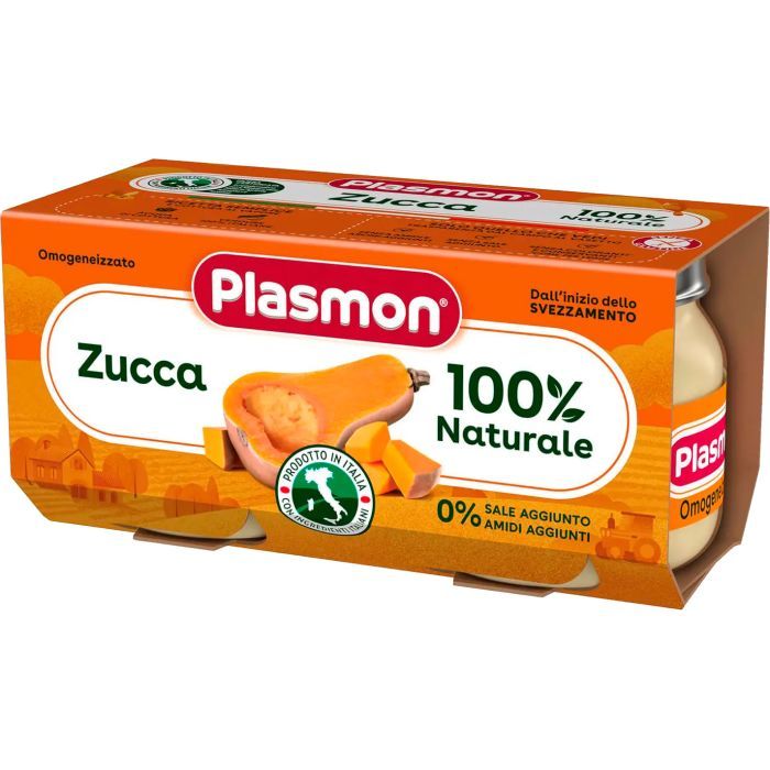 Детское пюре Plasmon Тыква 2х80 г (1136112)